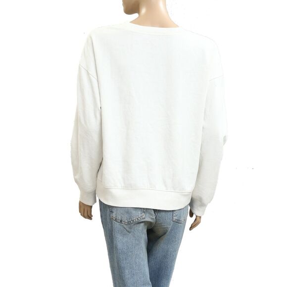 El Corte Inglés Southern Cotton Printed Sweatshirt Top Long Sleeve M New 283721 - Picture 8 of 9